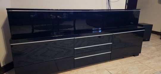 TV stand and shelf (besta burs IKEA)