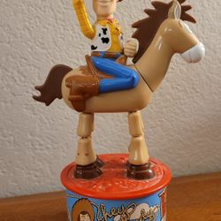 Disney's Pixar Toy Story 2 Woody & Bullseye 1999 McDonalds Candy Dispenser