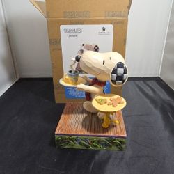 Jim Shore Peanuts Snoopy & Woodstock Cookies Santa's Sweet Surprise #(contact info removed) (F2