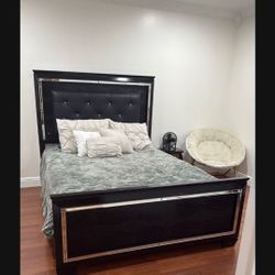 Black Bed New Style Collection Led Lights 