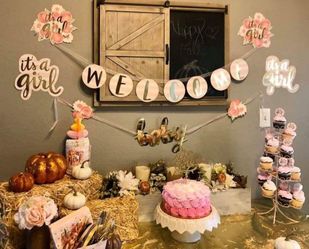 Fall Baby Shower Decor