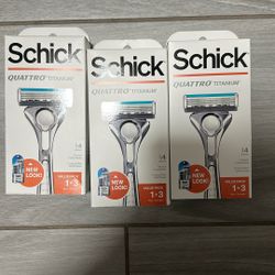 Schick Razor 3 × $20
