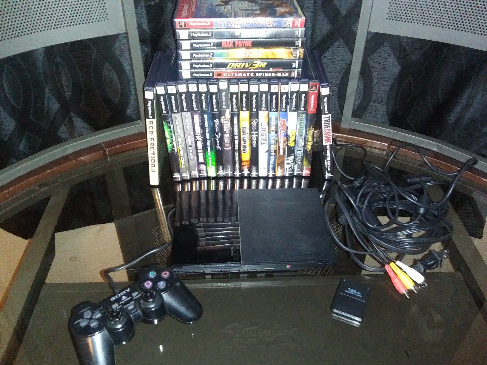 PS2 Slim with Tons of Games!