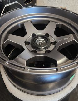 NEW 17" FUEL SHOK D665  WHEELS RIMS Chevy GMC Toyota Nissan