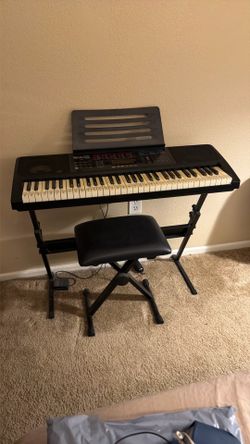 RockJam 61-Key Keyboard Piano w/ Stand & Stool