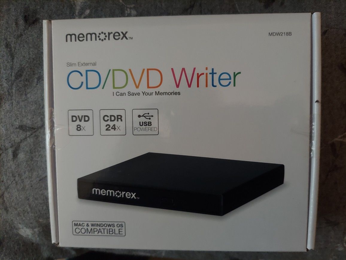 MEMOREX , CD/DVD Writer ( Never Used NEW )