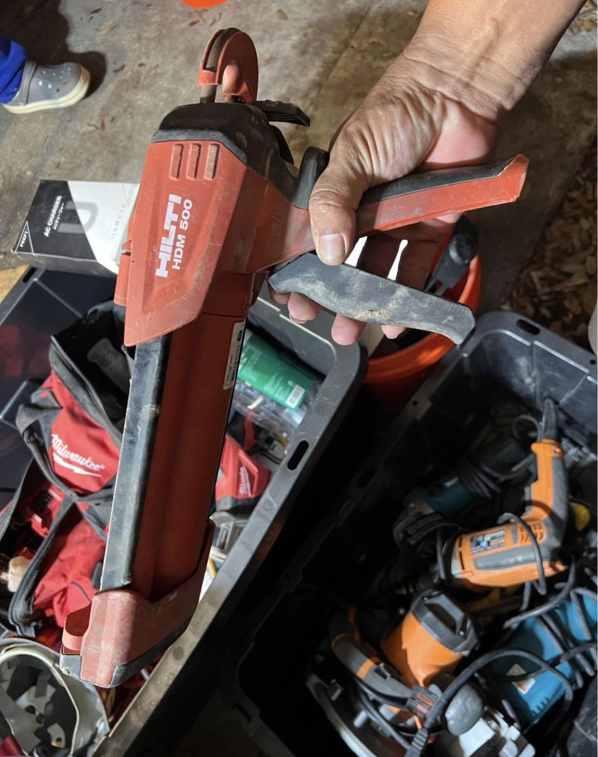 Hilti epoxy dispenser