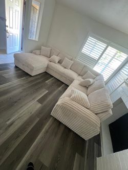 Trending corduroys, sectionals, storage , living room furniture, no credit needed