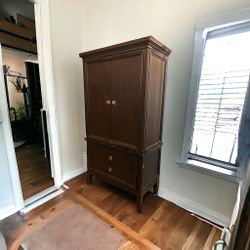 $125 for (1) Oversized Wardrobe Closet with Built in Drawers - 42W x 22D x 78H