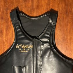 Bull Riding Or Equestrian Padded Vest