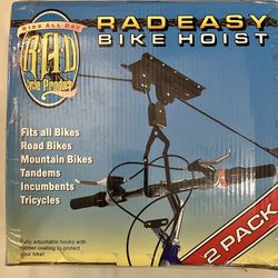 Bike Hoist 2 Pack NIB Up To 100 Lbs Each