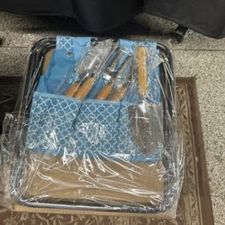 Folding Garden Stool 7 Piece