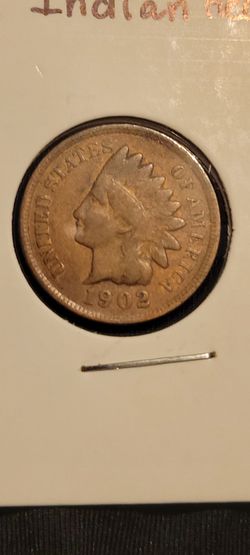 🇺🇸 Vintage 1902 Indian Head Penny Sharp Readable Liberty Bold Details