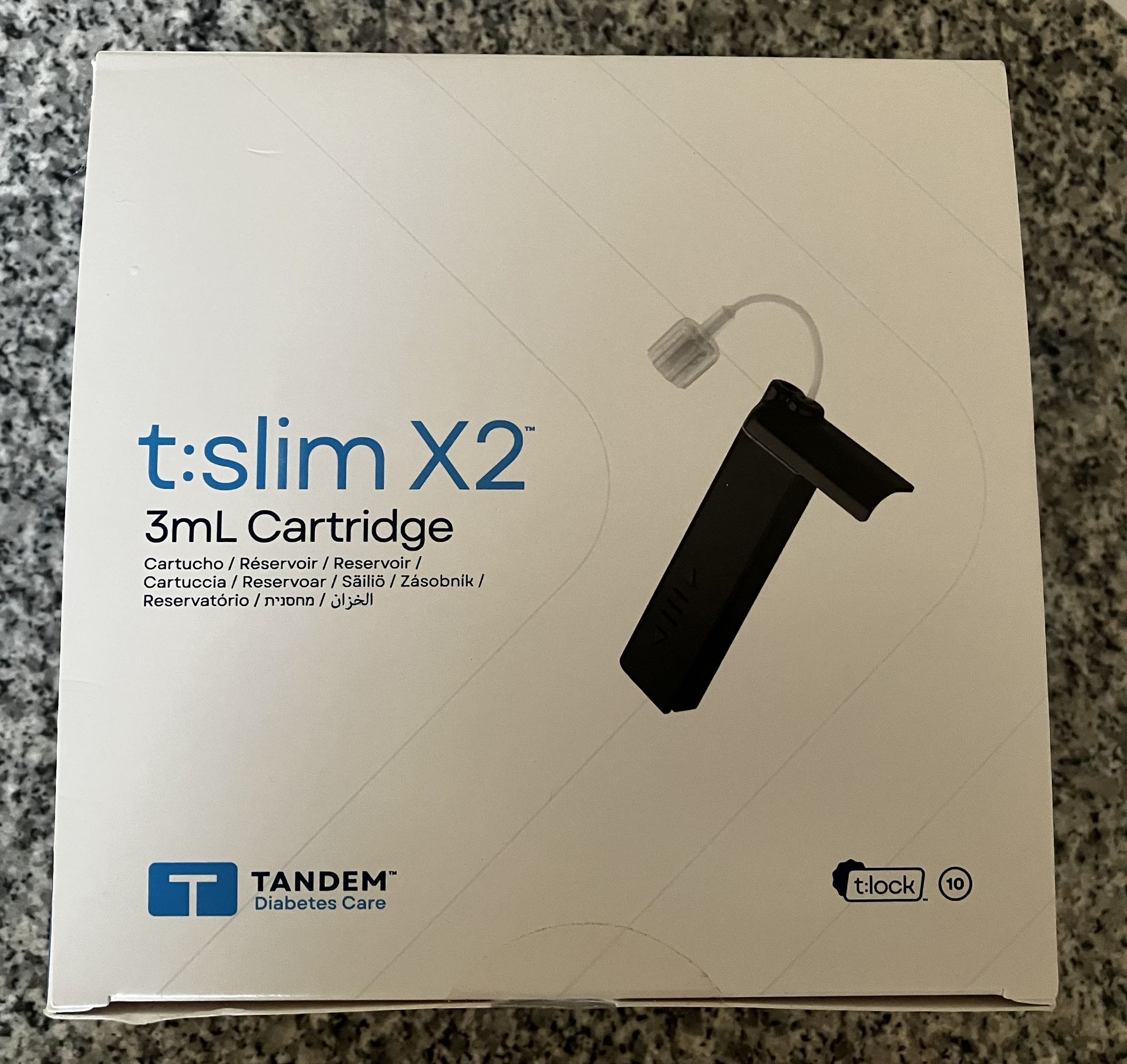 Tandem Diabetes Care t:slim X2 3mL Cartridge x10/box