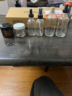 Small Jars And Small Bottles (201 Pieces Total)