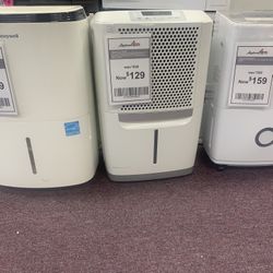 Honeywell  And Frigidaire Dehumidifier 
