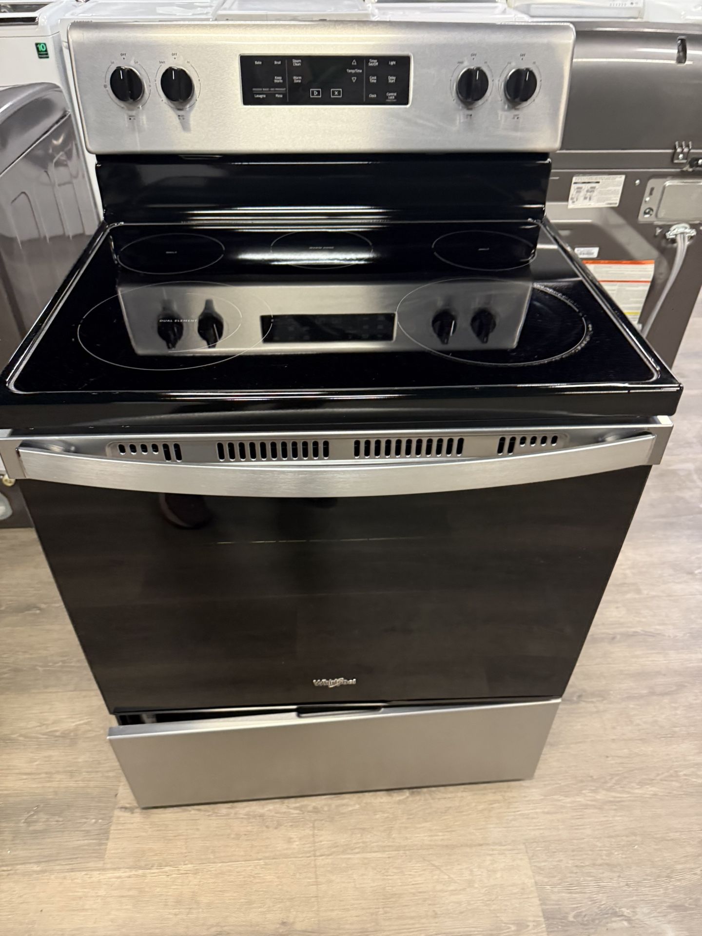 stainless steel electric stove