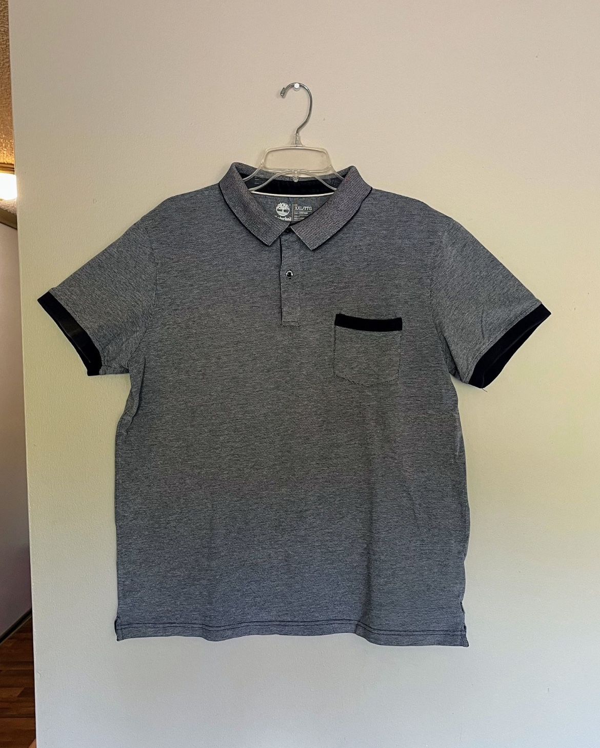 Timberland Men's Solid Short Sleeve Polo Shirt (XXL)