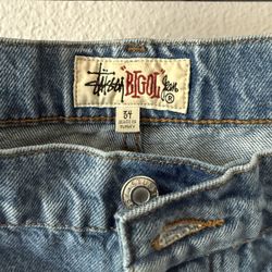 Stussy Big Ol Jeans Washed Blue 34