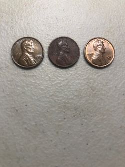 1972 Pennies in a very nice condition, P,D, S
