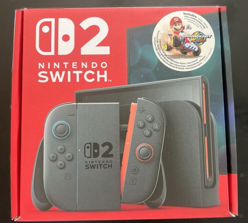 Nintendo Switch 2 Console Mario Kart World Bundle