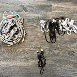 Assortment Of The Phone Cables 