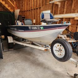 Fishing Boat With Trailer 