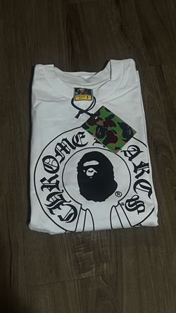 Bape White Chrome Hearts Tee (Size S)