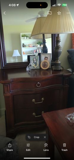 Solid Wood Quality Chest With Brass Knobs