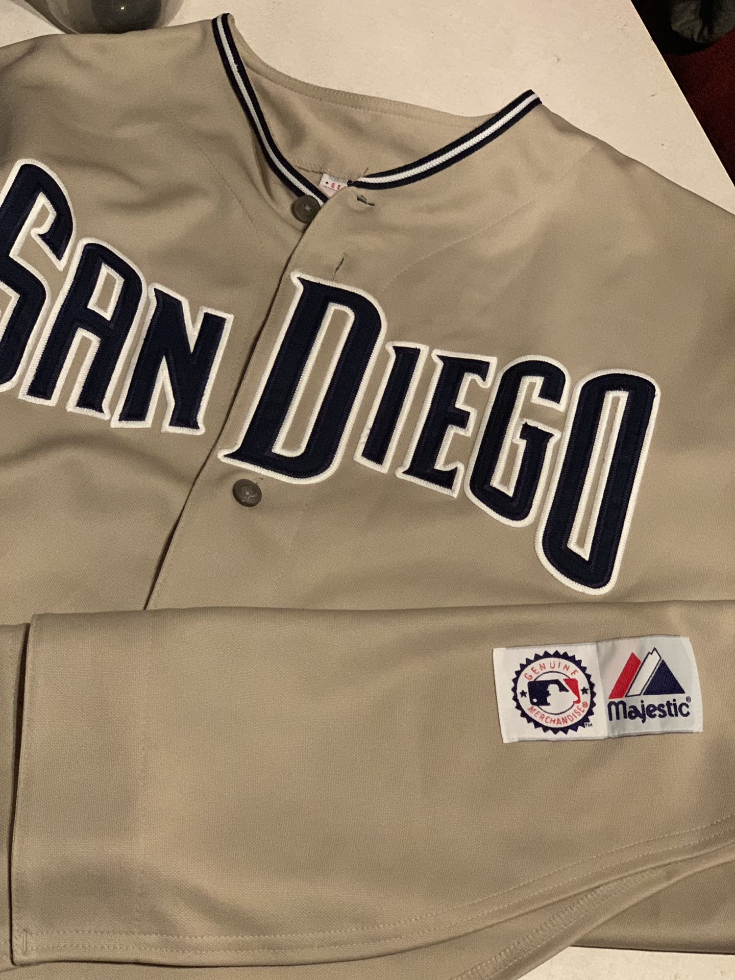 Baseball jerseys w/button up Padres shirt for Sale in Lincoln Acres, CA -  OfferUp
