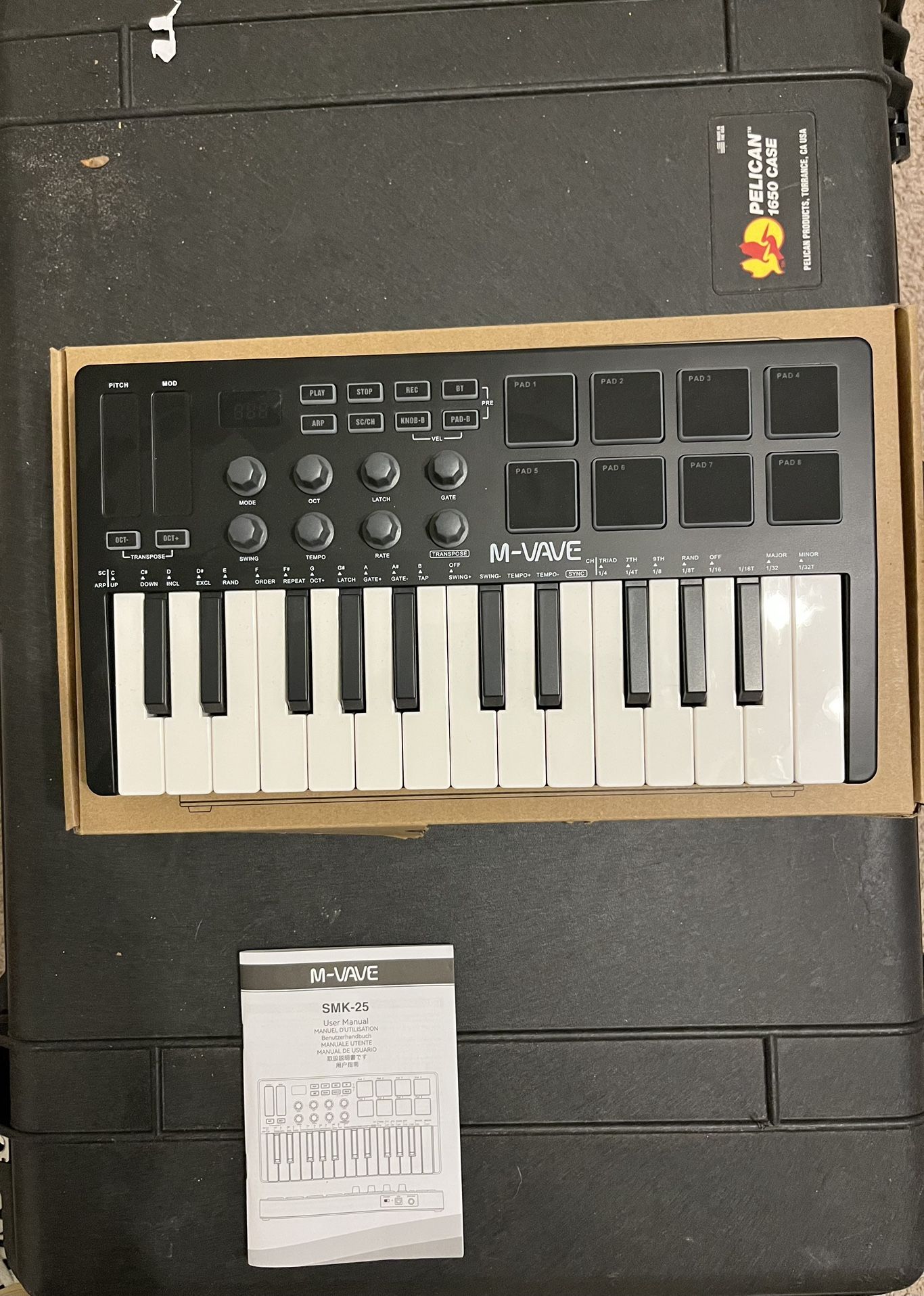 MIDI Controller (M-VAVE SMK 25)
