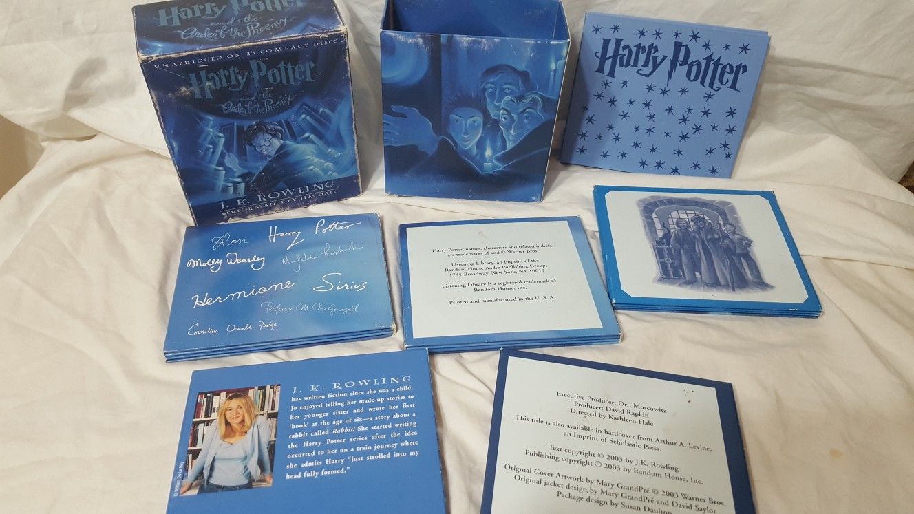 Harry Potter Unabridged on 23 Audio Compact Discs