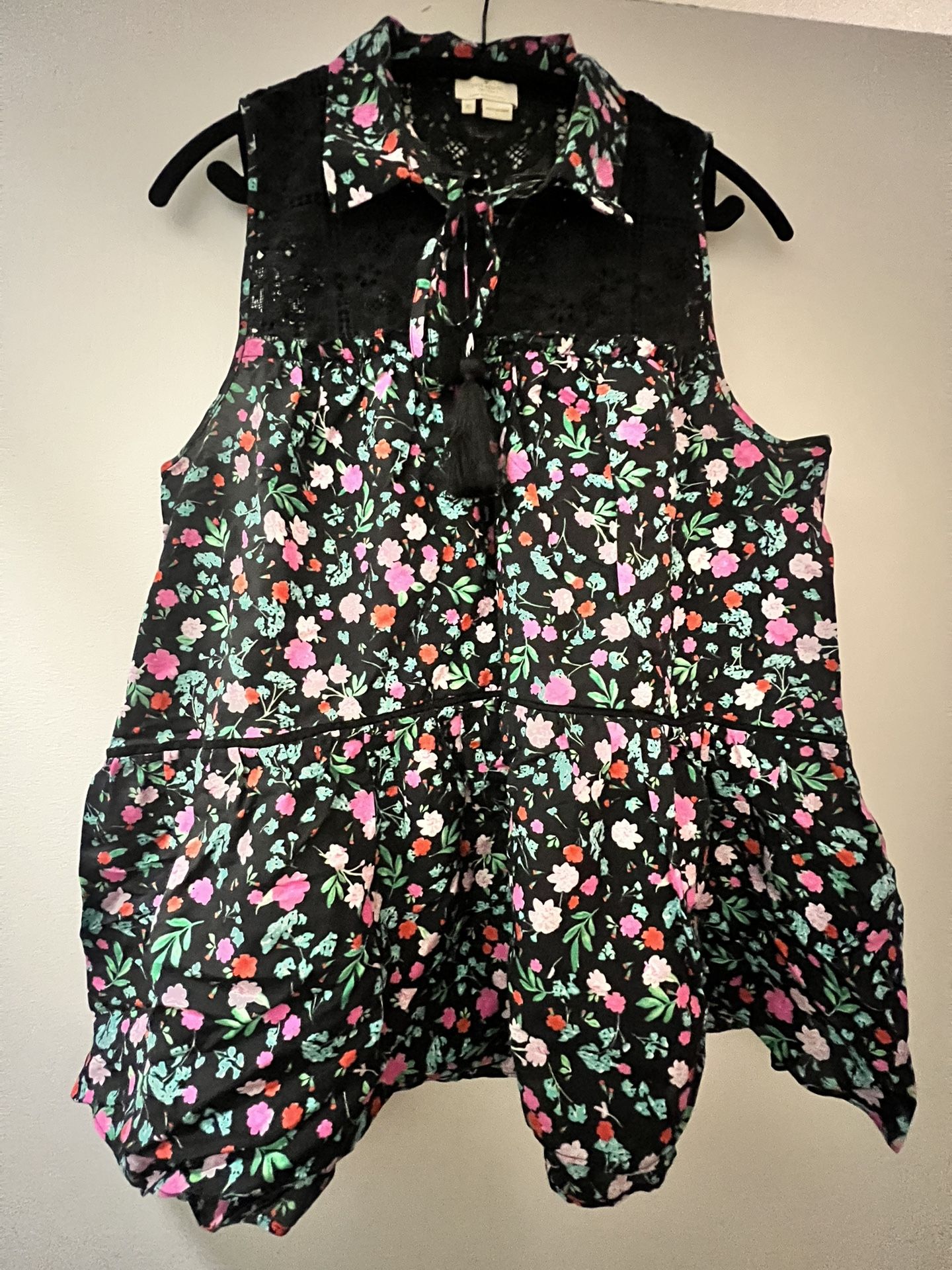 kate spade new york - Greenhouse Lace Yoke Top