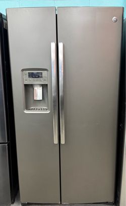 Slate GE Side By Side Refrigerator