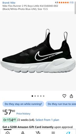Nike Flex Runner Kids Sneakers boys 12.5