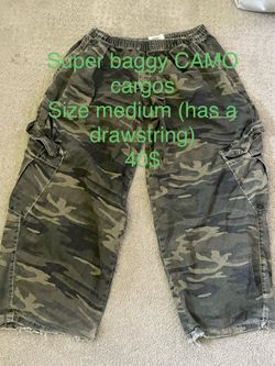 CAMO cargo pants (SUPER BAGGY)
