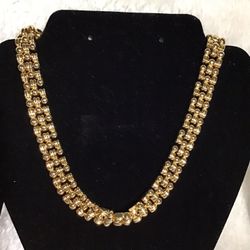 CHAIN LINK NECKLACE GOLD 18”