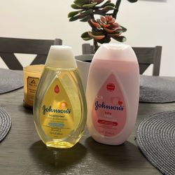 Johnson’s Baby Shampoo and Lotion 