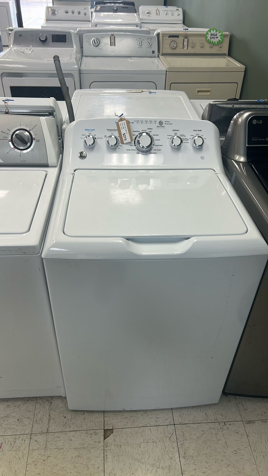 GE Top Load Washing Machine With Warranty Clean And Refurbished 