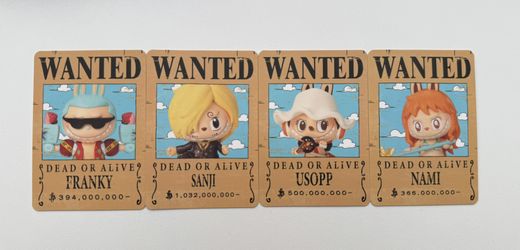 The Monsters X One Piece Opened Boxes but Sealed Bag