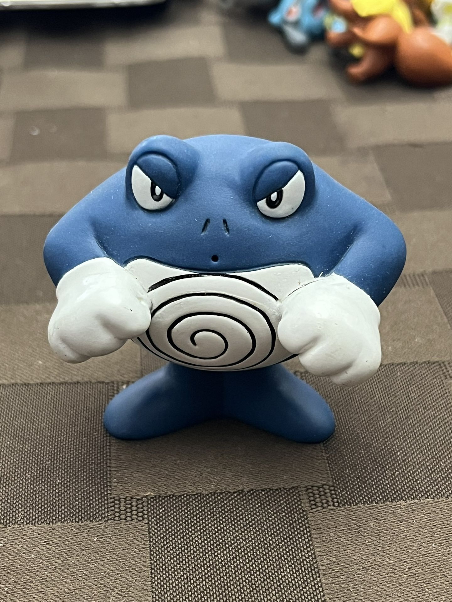 VINTAGE 1999 NINTENDO Pokemon Poliwhirl Burger King Squirt Toy Figure WORKS!!