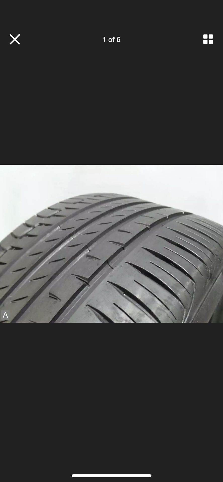 315 30 22 Continental Premium Contact 6 with 95% Tread 8/32 107Y #10141