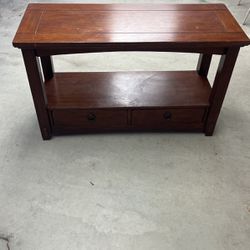 Wood Table/console/entertainment 