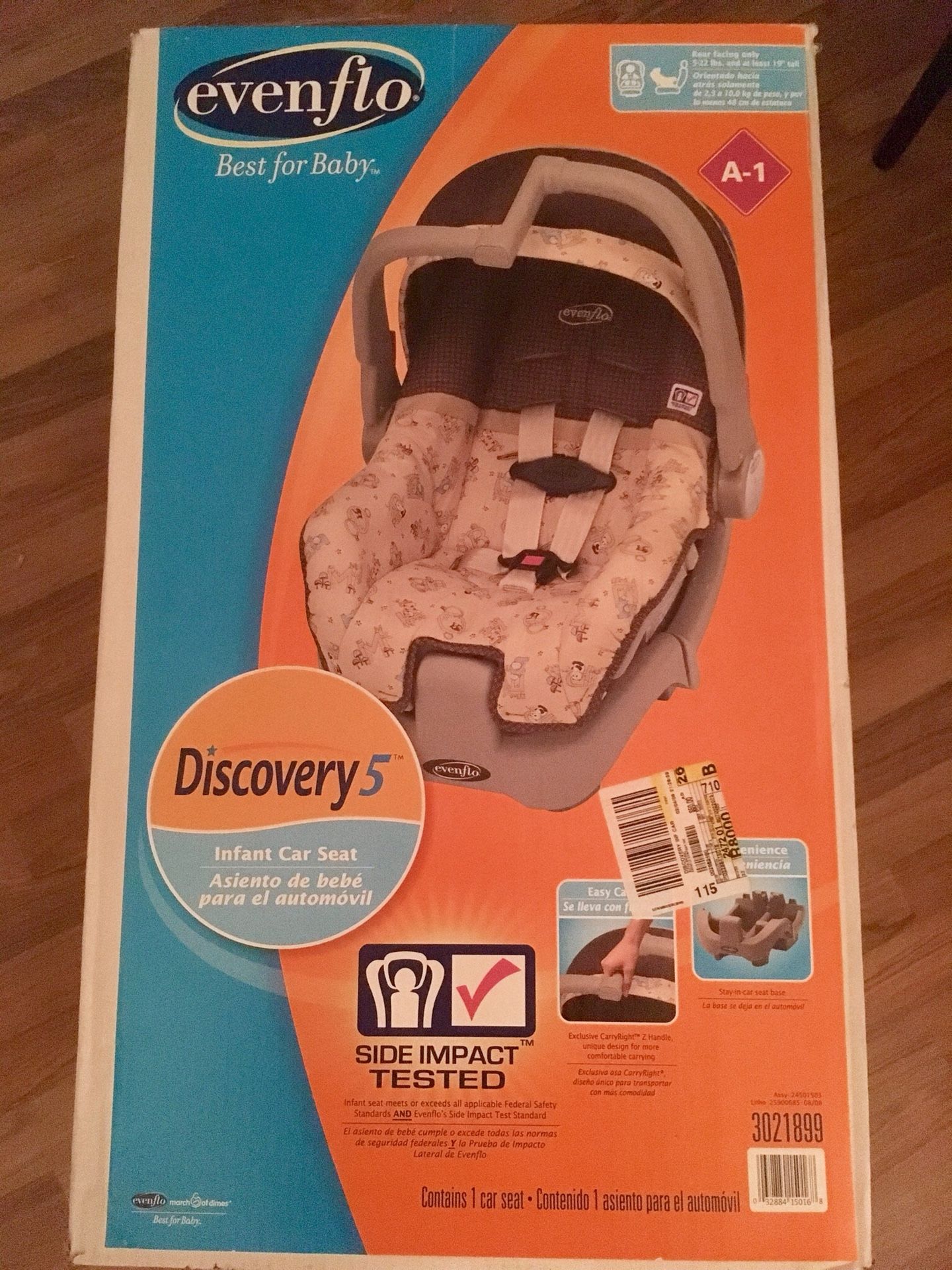 EvenFlo Discovery 5 infant car seat