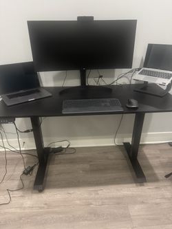 FEZIBO Electric Standing Desk – Adjustable Height, Memory Presets (Black)