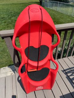 Riva Ice Runner Toboggan 2 Person Snow Sled