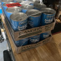 Canned dog food.  