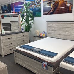 Grey 5pc Bedroom Set On Special $799