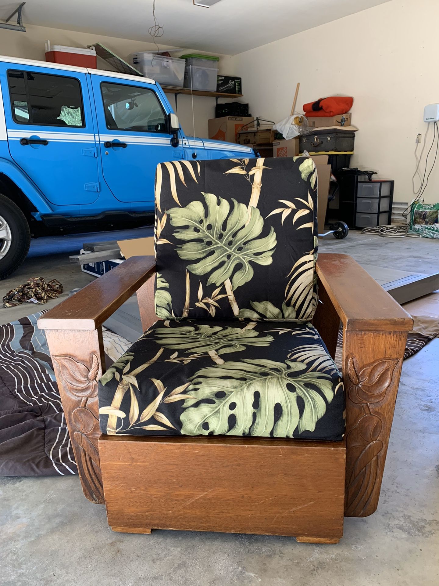 1940’s Solid Koa Wood Hawaiian furniture set