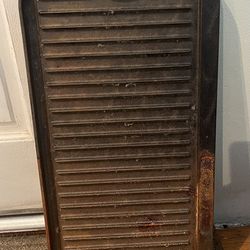 Cast Iron Metal Lodge Pro Grid/Iron USA Rectangle Steak Grilling Skillet-Pick Up Only 90042